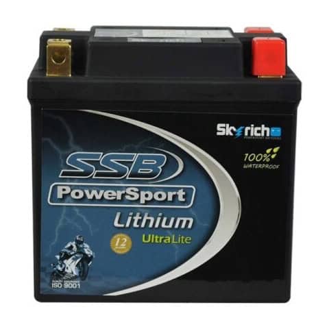 Lithium Ultralite Motorcycle Battery for optimal power and lightweight performance.