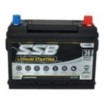 Lithium starting car battery LS50PL SSB with long-lasting power and 36-month warranty. Perfect for a.