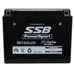 High-performance SSB Powersport motorcycle battery RB16AL-A2 for reliable starting. Perfect for powe.