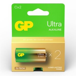 GP Ultra Alkaline Batteries for reliable power and long-lasting performance.