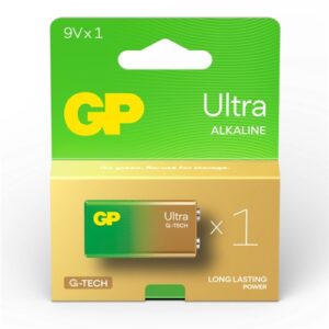 9V alkaline battery for reliable power supply.