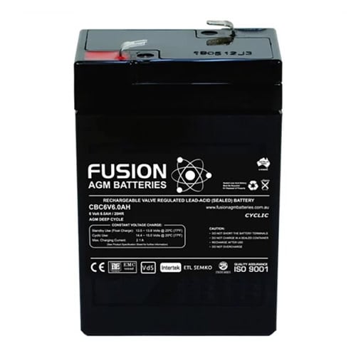 Deep Cycle AGM 6V Battery for Reliable Power in Vehicles and Marine Applications.