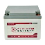 Fusion Gel 12V Deep Cycle Battery for automotive and marine applications, reliable power for vehicle.