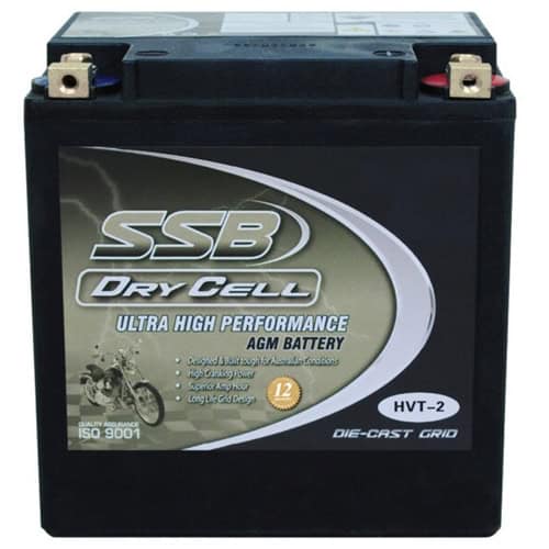 High-performance motorcycle battery for reliable starting and long-lasting power.