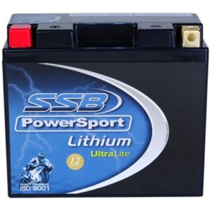 Lithium Ultralite Motorcycle Battery for SSB PowerSport models.