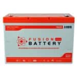 Fusion AGM Deep Cycle 12V 105Ah Battery for auto electrical systems.