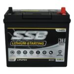 Lithium starting car battery LS40TL SSB for reliable vehicle ignition.