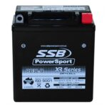 Motorcycle battery RB3L-B SSB XR Series for reliable power and performance. Perfect for motorcycle e.