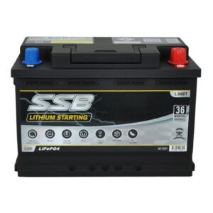 Lithium SSB LS66T SSB lithium starting car battery with 36-month warranty. Perfect for reliable vehi.