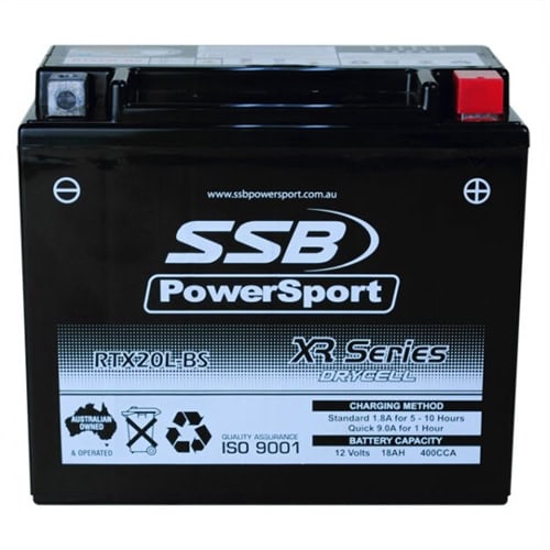 RTX20L-BS Motorcycle Battery for XR Series - SSB PowerSport.