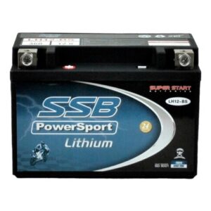 High performance lithium motorcycle battery for LH12-BS SSB PowerSport model. Compact, lightweight,.