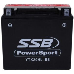 YTX20HL-BS SSB Powersport motorcycle battery for reliable starting. Perfect for motorcycles, ATVs, a.