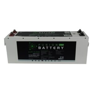 Fusion Lithium V-LFP-12-200M deep cycle lithium battery for automotive and marine applications.