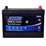 SSB Silver Series 4WD & Truck Car Battery for Reliable Power.