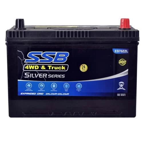 SSB Silver Series 4WD & Truck Car Battery for Reliable Power.