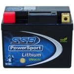 SSB Lithium Ultralite Motorcycle Battery for optimal power and lightweight performance.