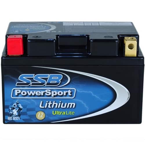 Lithium Ultralite Motorcycle Battery for LFPZ10-S SSB models, lightweight and high-performance.