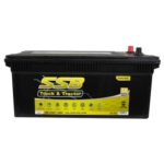 Commercial truck and bus battery for heavy-duty vehicles.