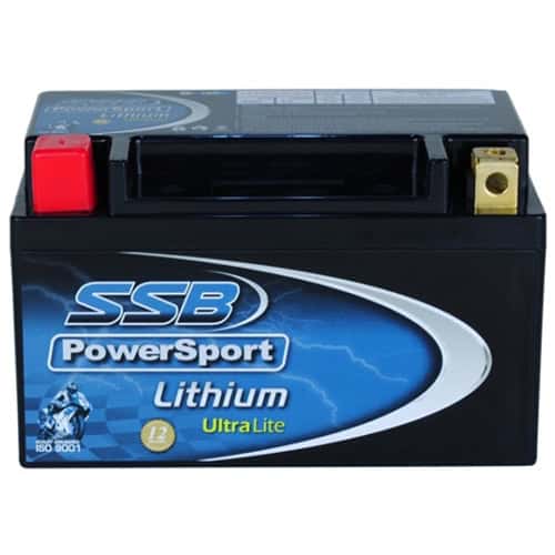 SSB Lithium Ultralite Motorcycle Battery for reliable power and lightweight performance. Perfect for.