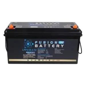 Fusion Lithium EV 36V Deep Cycle Marine Battery for electric vehicles and marine use.