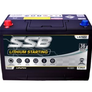 SSB Lithium Starting Car Battery LS70ZZ for reliable auto electrical power.