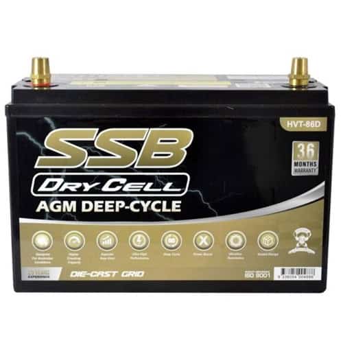 Dual Purpose VRLA AGM Battery for Automotive and Marine Use.