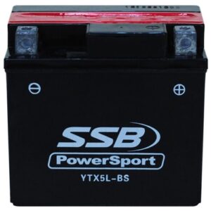 YTX5L-BS SSB Powersport motorcycle battery for reliable starting and performance. Perfect for motorc.