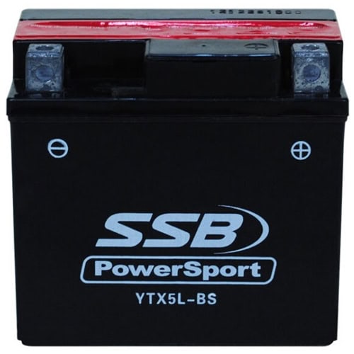 YTX5L-BS SSB Powersport motorcycle battery for reliable starting and performance. Perfect for motorc.