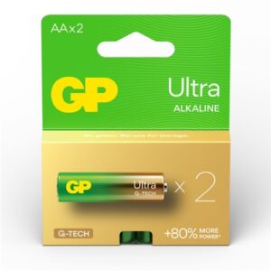 High-quality GP Ultra Alkaline AA batteries for reliable power and long-lasting performance. Perfect.