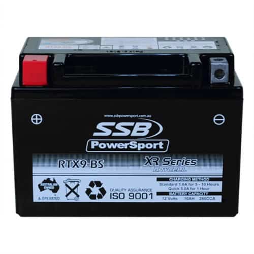 High-performance motorcycle battery for XR Series models, reliable power for motorcycle starting and.