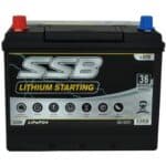 Lithium SSB LS70 car battery with 36-month warranty, ideal for auto electrical needs. High-performan.