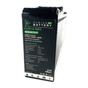Fusion Lithium Deep Cycle 12V Battery for Auto & Marine Use.