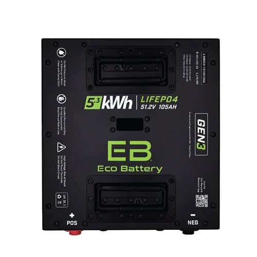 High-capacity 51V 105Ah lithium golf cart battery with 10-year warranty. Perfect for eco-friendly, r.