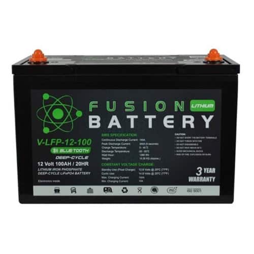 Fusion Lithium Deep Cycle Battery for automotive and renewable energy applications.