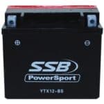 YTX12-BS SSB Powersport motorcycle battery for reliable starting and performance.
