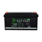 Fusion Lithium V-LFP-24-100 deep cycle lithium battery for reliable power storage.
