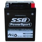 Motorcycle battery RB14L-A2 SSB XR Series for reliable power and performance. Perfect for motorcycle.