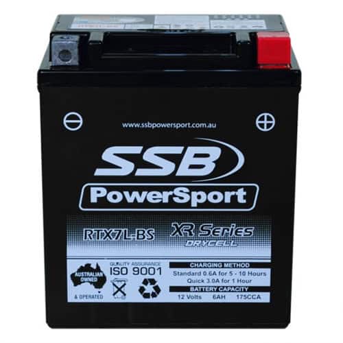 High-Performance Motorcycle Battery for XR Series.