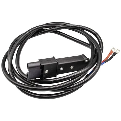 DC charger plug and lead set for Yamaha 48V electric vehicles.
