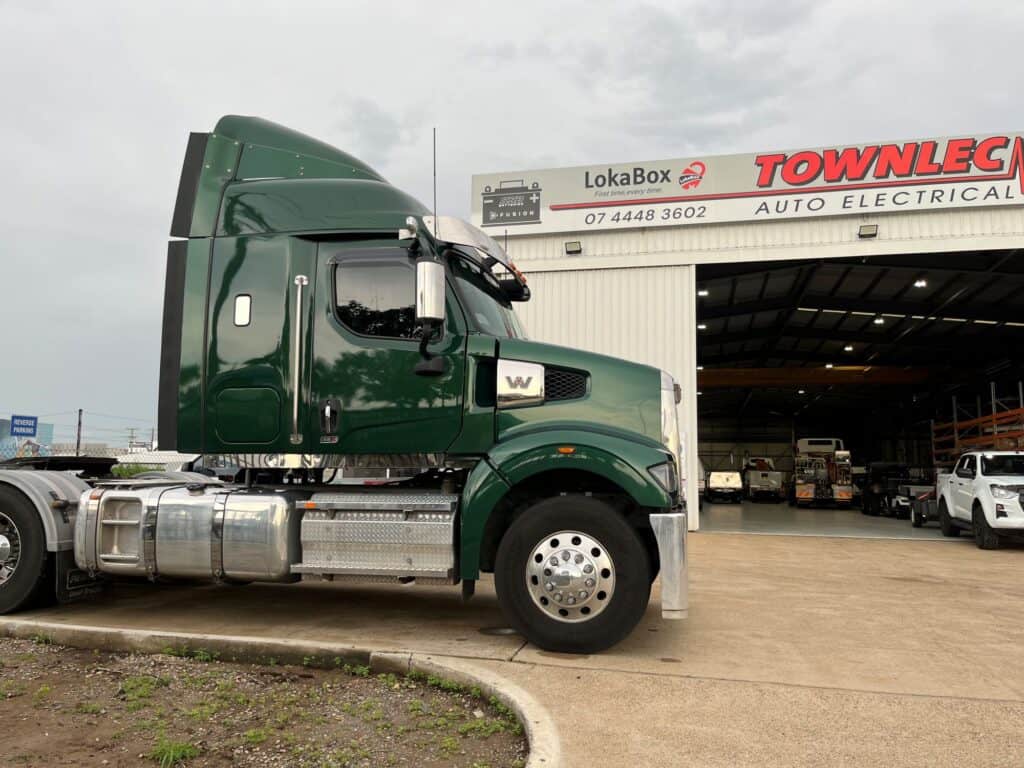 Commercial vehicle auto electrical repairs and diagnostics.