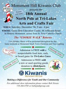 North Pole at Tri-Lakes Arts and Craft Fair