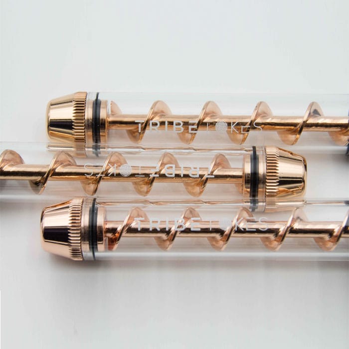 Rose Gold Phoenix - Quartz Crystal Twist Blunt