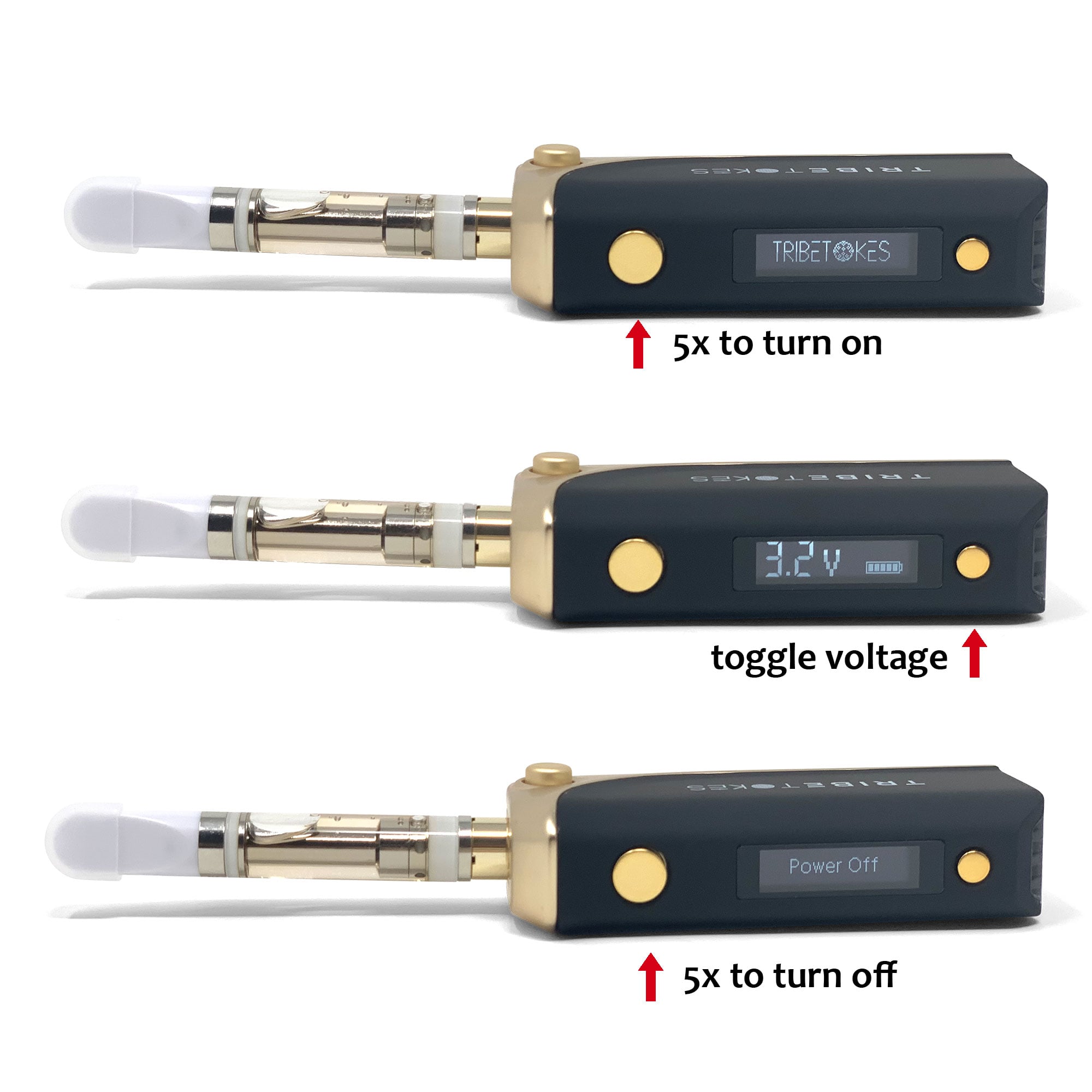 vape pen digital screen
