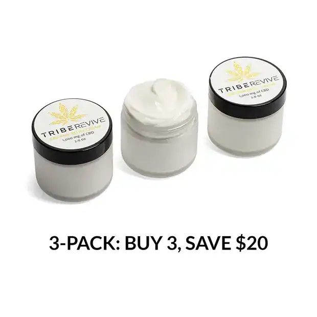 3-Pack CBD Pain Relief Cream | Save $20