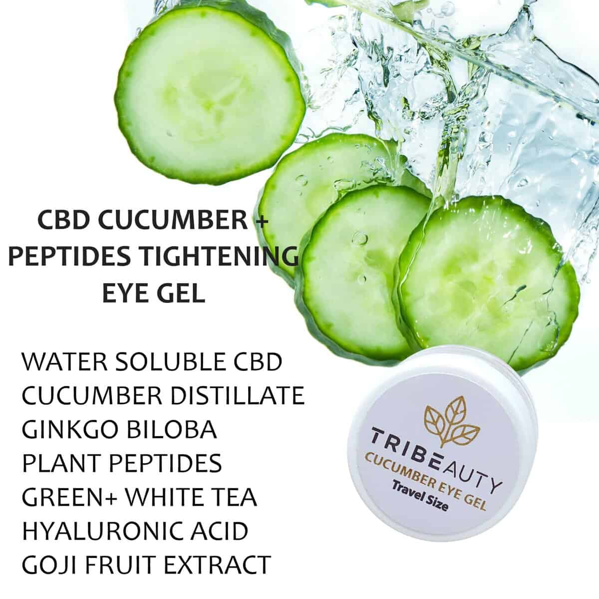 CBD Cucumber & Peptides Eye Gel Ingredients