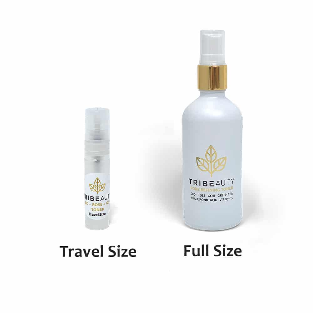 CBD Rose + Goji Facial Toner | Reduces Pores, Cleanses, Hydrates, Balances PH - Image 2