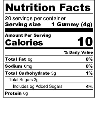 3-Pack CBD Gummy Bears | CBG-Boosted | Mixed Berry (THC Free) (Save $20) - Image 4