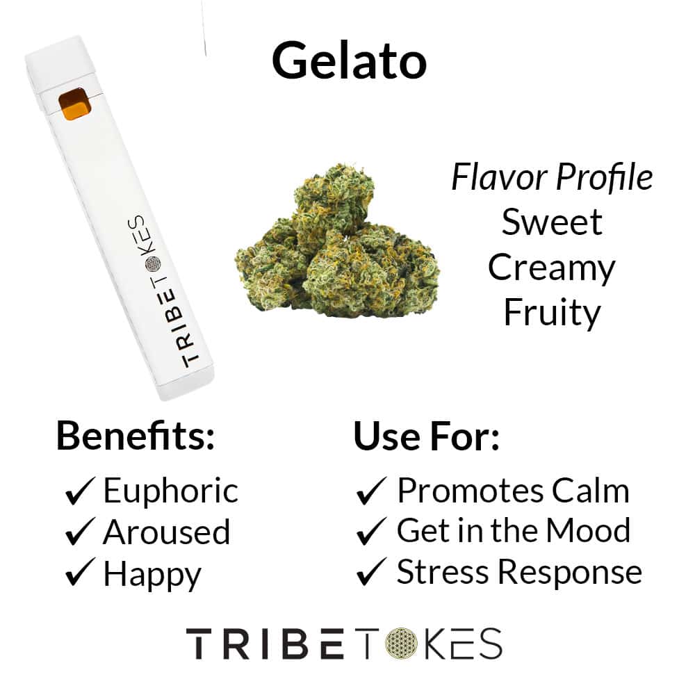 Gelato Disposable Strain Profile