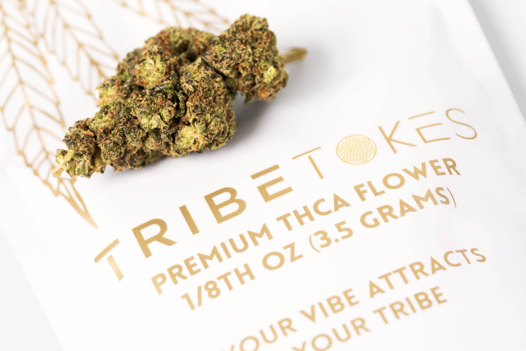 TribeTokes THCA Buds Closeup