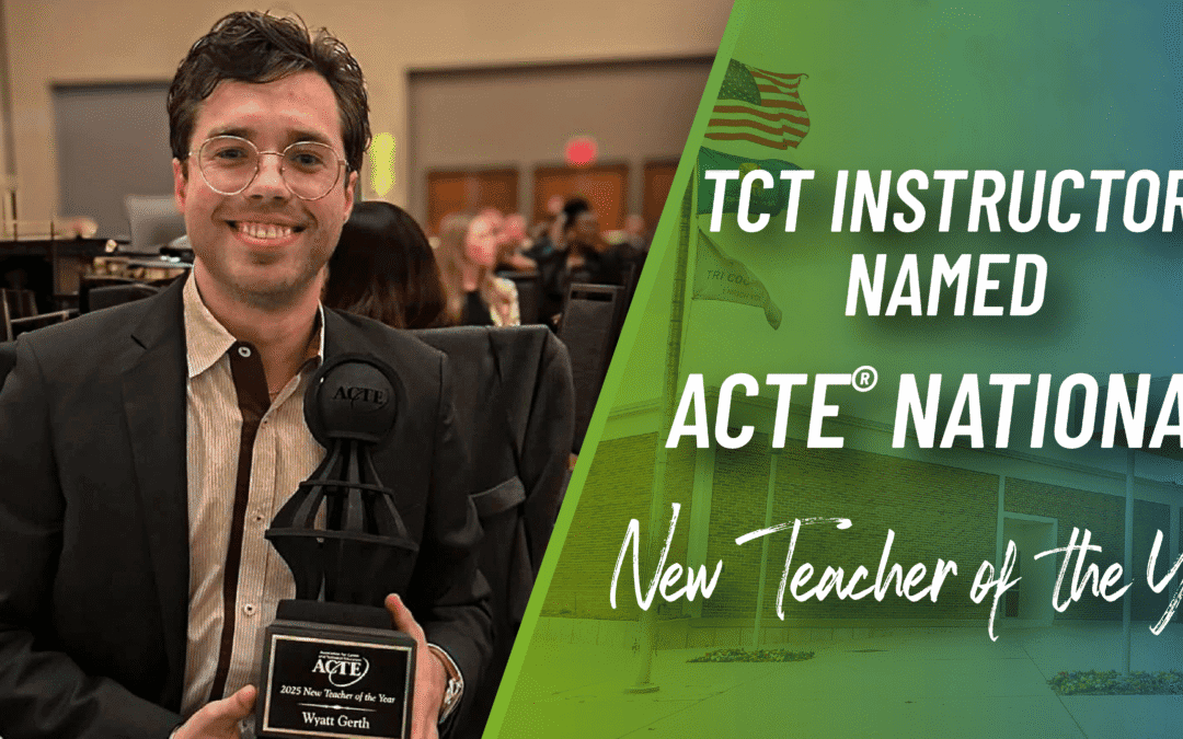 ACTE® Names Wyatt Gerth as 2025 National New Teacher of the Year